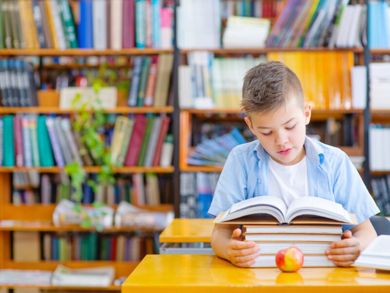 Here is a student practicing his planning skills.