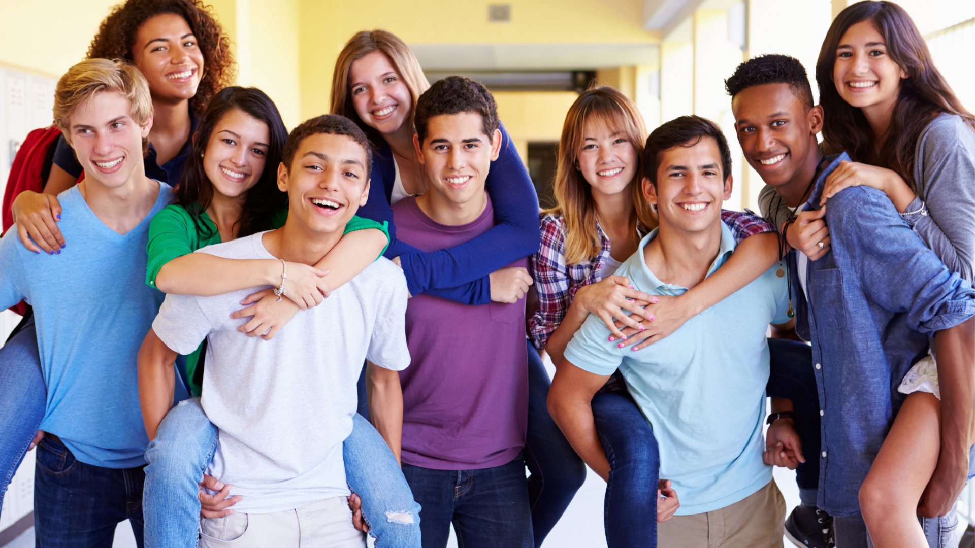 A group of students are serving as a support system while discussing emotional control. 