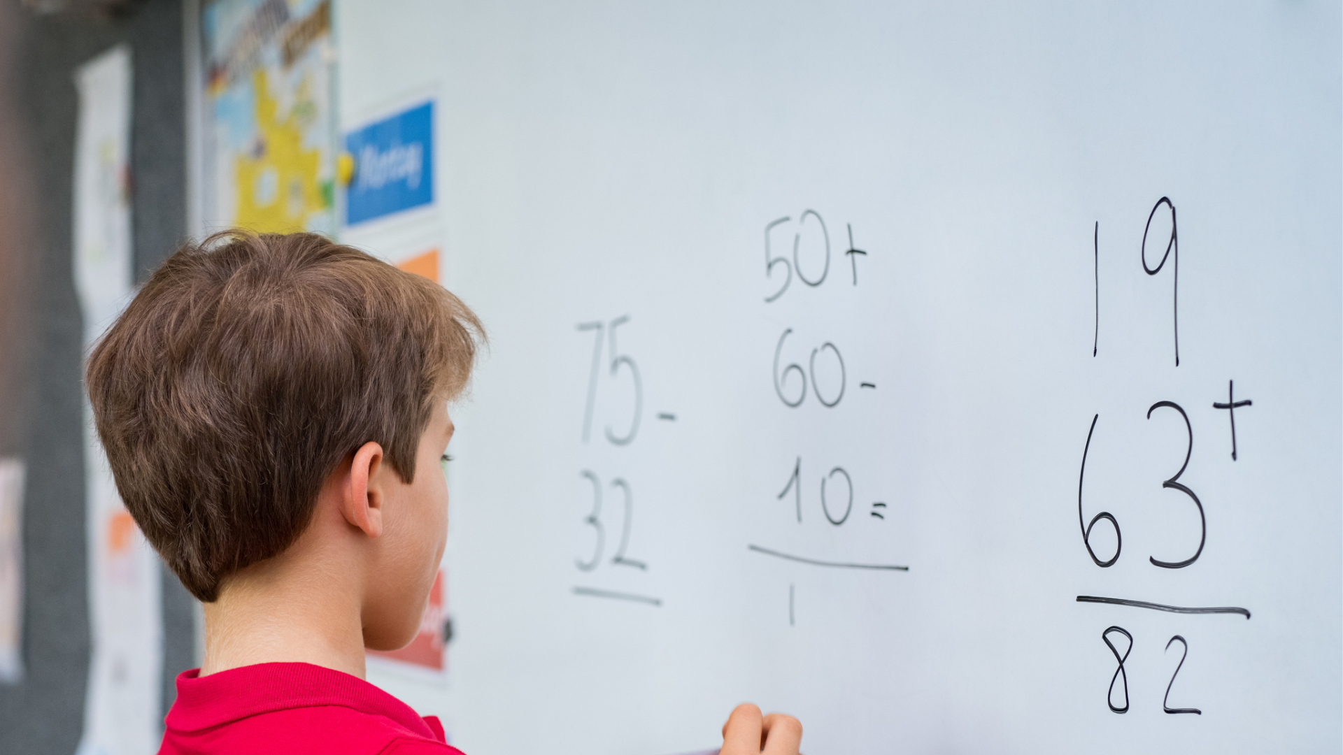 This student is thinking flexibly while solving his math problem. 