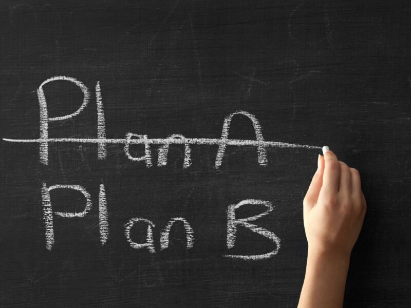 The importance of flexibility becomes apparent when students struggle with changes in plans.